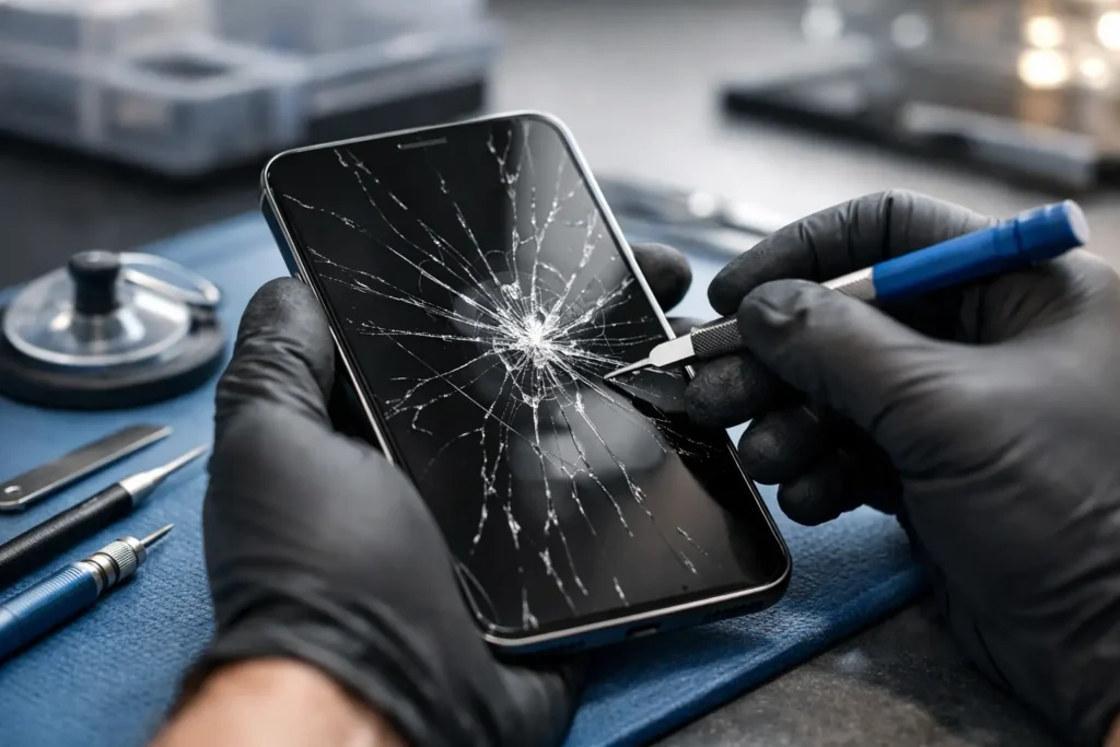 How to Fix a Cracked Phone Screen Safely
